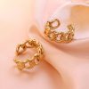 DCH Curb Chain Ring Stainless Steel Gold