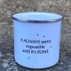 DCH Emaljmugg Impossible Done