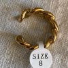 DCH Curb Chain Ring Stainless Steel Gold - Image 4