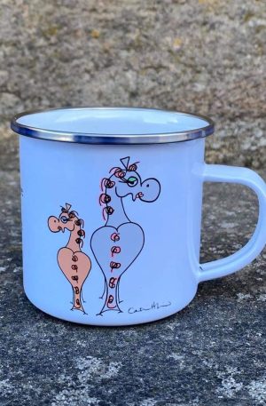 Enamel Mug Horse