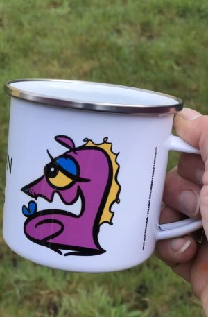 Enamel Mug Dog