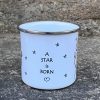 DCH Emaljmugg Star Born