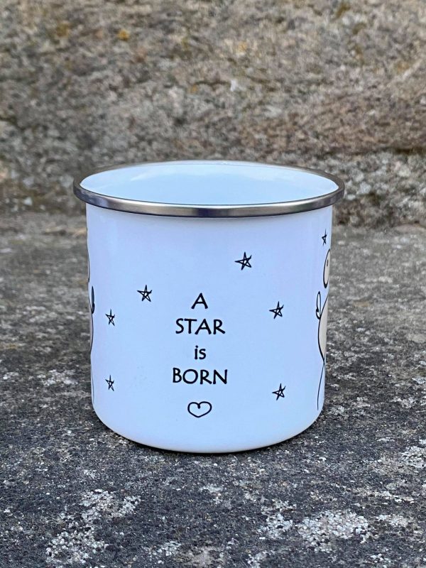 DCH Emaljmugg Star Born